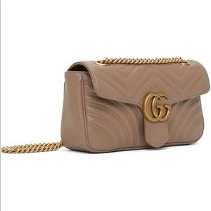 Gucci Pink GG Maramont 2.0 Shoulder Bag 100% Authentic